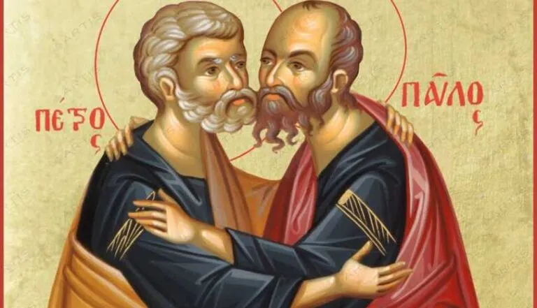 Αποστόλων Πέτρου και Πάυλου (29/6/2025) και Πατερικά Κείμενα